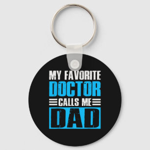Manar My Favorite Doktor kallar mig Pappa Fars dag Nyckelring
