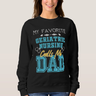 Manar My Favorite Gerimic Nursing kallar mig Pappa T Shirt