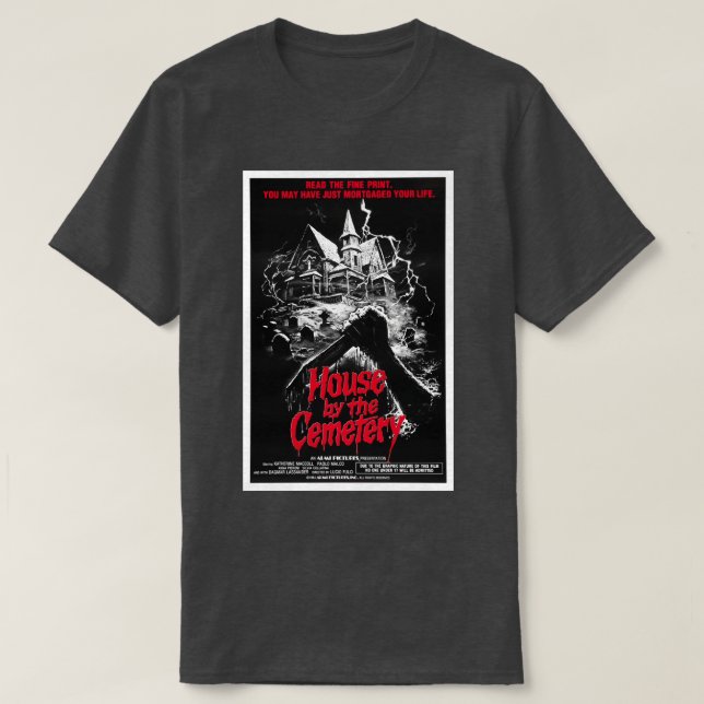 Manar My Favorite lucio fulci zombie House T Shirt (Design framsida)
