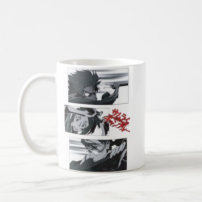 Manar My Favorite Manga Samurai Anime Champloo Gif Kaffemugg (Vänster)