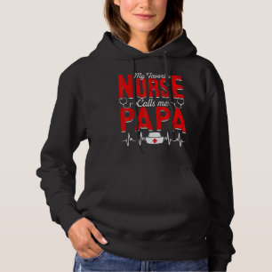 Manar My Favorite Nurse kallar mig Pappa Nursing P T Shirt