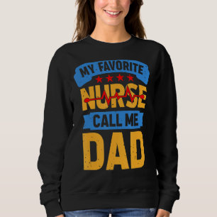 Manar My Favorite Nurse kallar mig Pappa Proud Nur T Shirt
