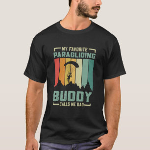 Manar My Favorite Paragliding Buddy kallar mig Pap T Shirt