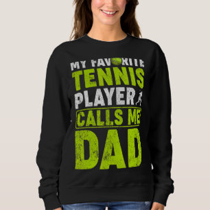 Manar My Favorite Tennis Player anropar Me Pappa T Shirt