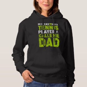 Manar My Favorite Tennis Player anropar Me Pappa T Shirt
