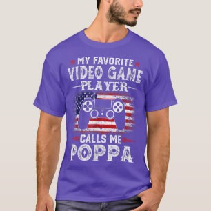 Manar My Favorite Video Game Player anropar Me Pop T Shirt