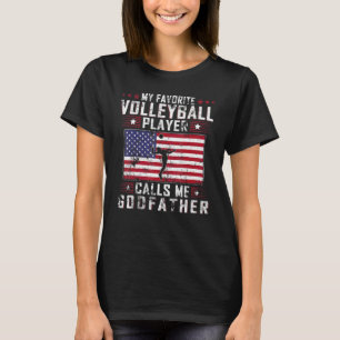 Manar My Favorite Volleyball Player kallar mig God T Shirt