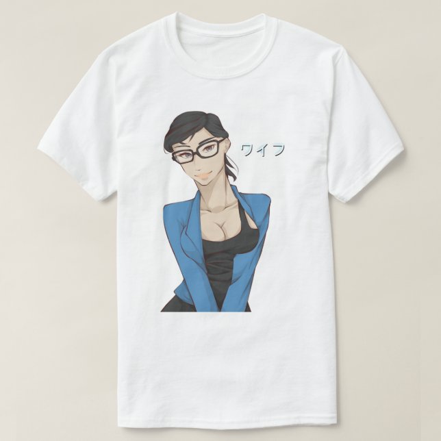 Manar My Favorite Waifu Mia Khalifa Funny Graphic  T Shirt (Design framsida)
