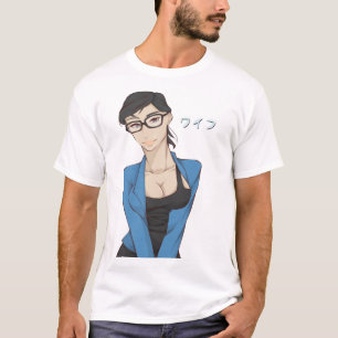 Manar My Favorite Waifu Mia Khalifa Funny Graphic T Shirt