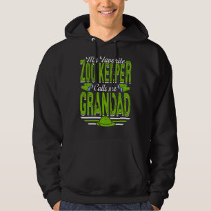 Manar My Favorite Zoo Keeper kallar mig Grandad An Hoodie