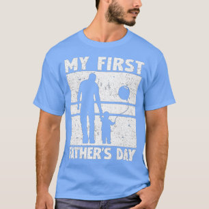 Manar My First Fars dag Vintage New pappa Joke ( T Shirt