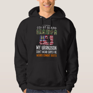 Manar My Grandson Wears Combat Boots Proud Kusten Hoodie