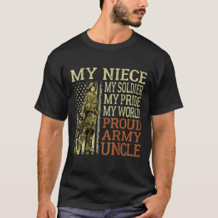 Manar My Niece My Soldier Hero - Proud Army M T Shirt
