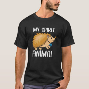 Manar My Spirit Animal Hedgehog I Kärlek Pappa Hea T Shirt