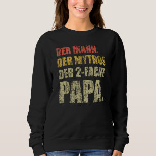 Manar mytens man i det två feta Pappa med Twilling T Shirt