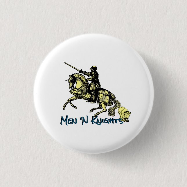 Manar 'N Knight logotyp-knapp Knapp (Framsida)