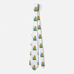 manar necktie-halsen slips-herrkläder för sjöjungf slips