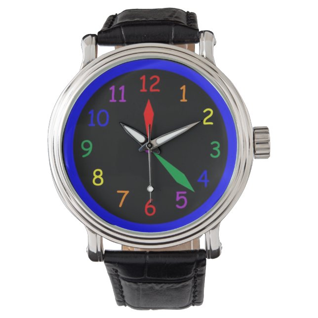 Manar Neon Ansikte Watch Armbandsur (Framsida)