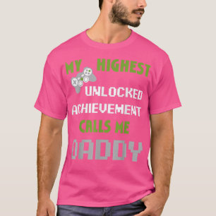 Manar Nerdy Funny Fars dag Gamer Pappa Video Gami T Shirt