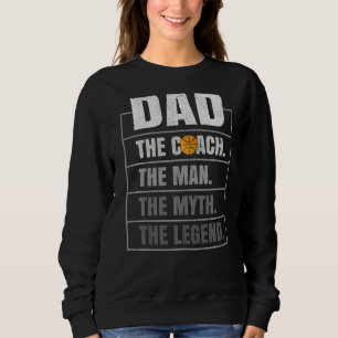 Manar Netball Coach Pappa Man Myth Legend Netball  T Shirt