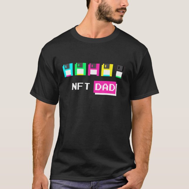 Manar Nft Pappa S Crypto Nft T Shirt (Framsida)