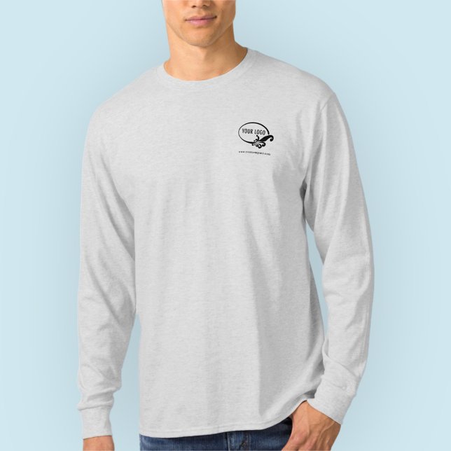 Manar Nike Dri-FIT Golf Polo Shirt Anpassningsbar  Tee Shirt (MISOOK Men’s White Long Sleeve Shirt with Logo on Left Chest)