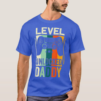 Manar-nivå olåst pappa Gamer kommer att bli Pappa T Shirt
