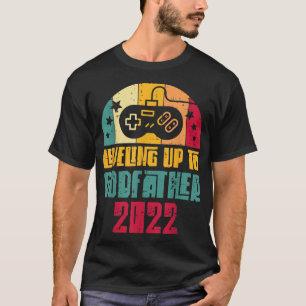 Manar-nivå upp till Godfather 2022 Game Controller T Shirt