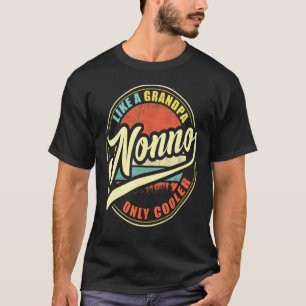 Manar Nonno som en morfar-kolonn T Shirt