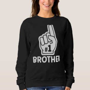 Manar nummer ett Brother Far Day Birthday Son 1 T Shirt