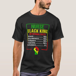 Manar Nurse Black Kung Nutritional Facts Black His T Shirt