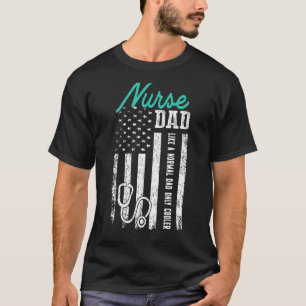 Manar Nurse Pappa som en vanlig Pappa-kylare, USA T Shirt