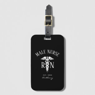 Manar Nurse Studenten Medical Black Personlig Bagagebricka