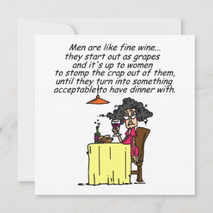 Manar och Bra Vin Humor