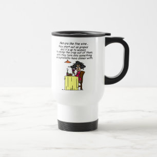 Manar och Bra Vin Humor Resemugg