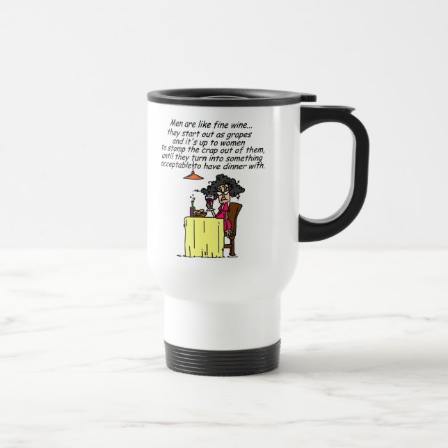Manar och Bra Vin Humor Resemugg (Höger)