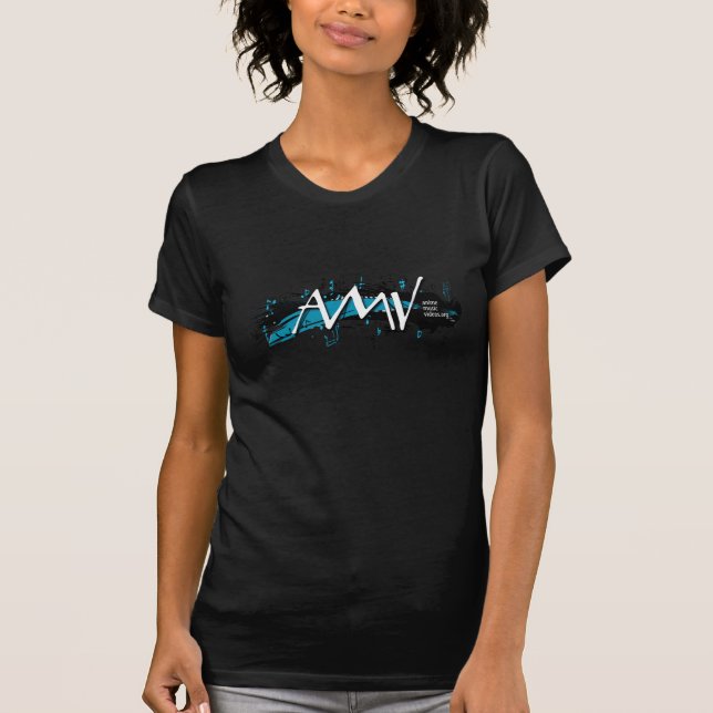 Manar och kvinna toppar - full logotyp t shirt (Framsida)