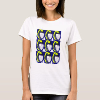 Månar och stjärnor natt semester t shirt
