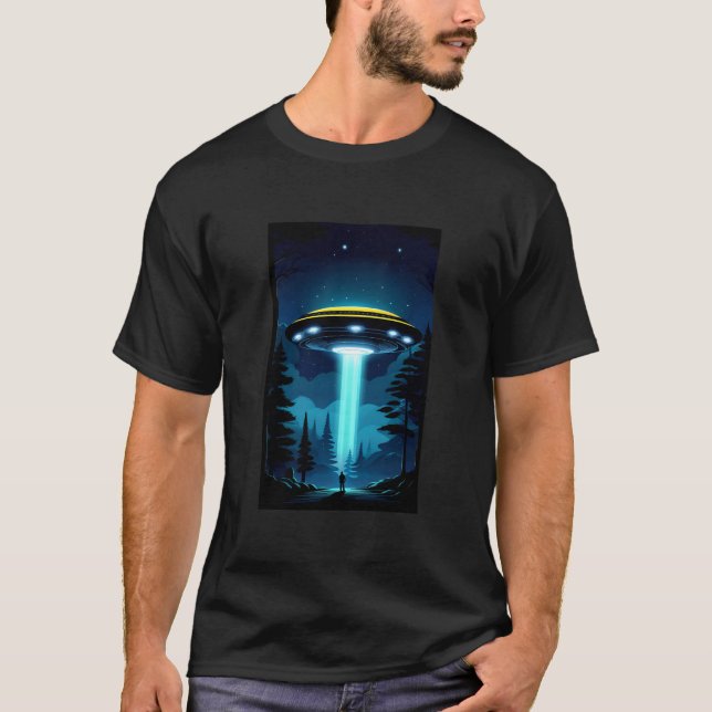 Manar och UFO T Shirt (Framsida)