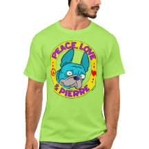 Manar och Unisex Pierre Logotyp T-Shirt