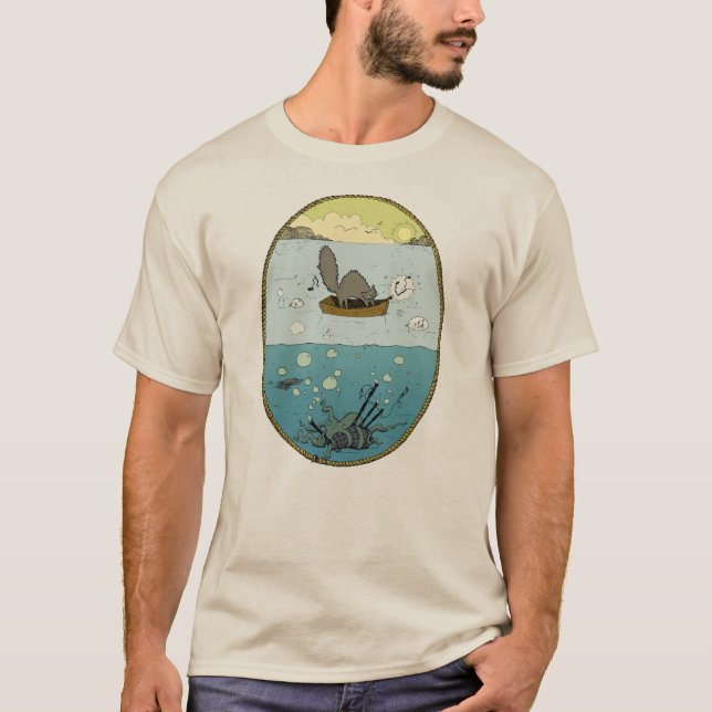 Manar Octo-Rör T-tröja Tee Shirt (Framsida)