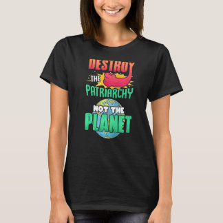 Manar ödelägger inte patriarkin, planetens kvinnor t shirt