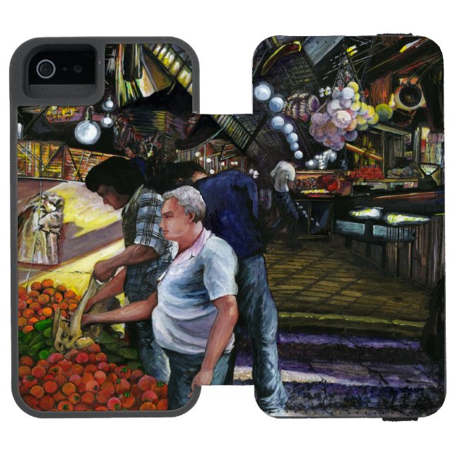 Manar of Commerce, Jerusalem Incipio iPhone Wallet Skal (Folio Öppen)