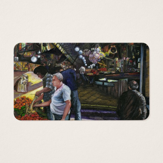 Manar of Commerce, Jerusalem Visitkort (Framsidan)