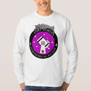 Manar Officiell Logotyp Långärmad White T Shirt