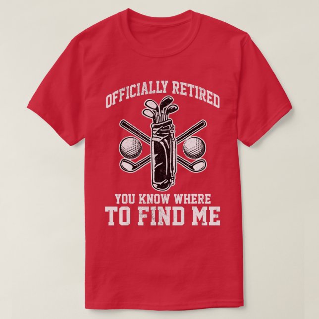 Manar officiellt pensionerad Retro Funny Retiring  T Shirt (Design framsida)