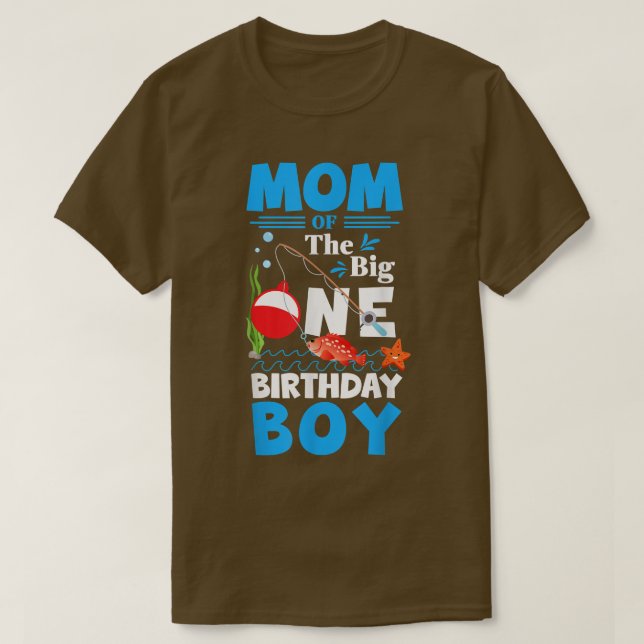 Manar ofishAlly One Mamma of the Big One Birthday  T Shirt (Design framsida)