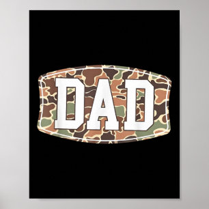 Manar Old school Camo Pappa, Retro Camouflage papp Poster