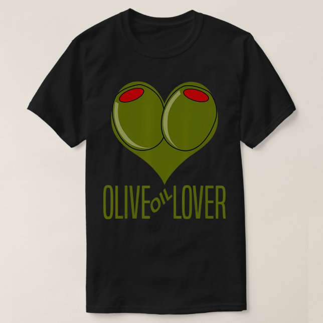 Manar Olive Oil Älskare virgin Etract Italiensk Fo T Shirt (Design framsida)