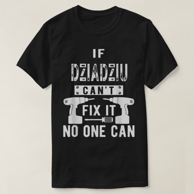 Manar om Dziadziu inte kan åtgärda det kan Polen i T Shirt (Design framsida)